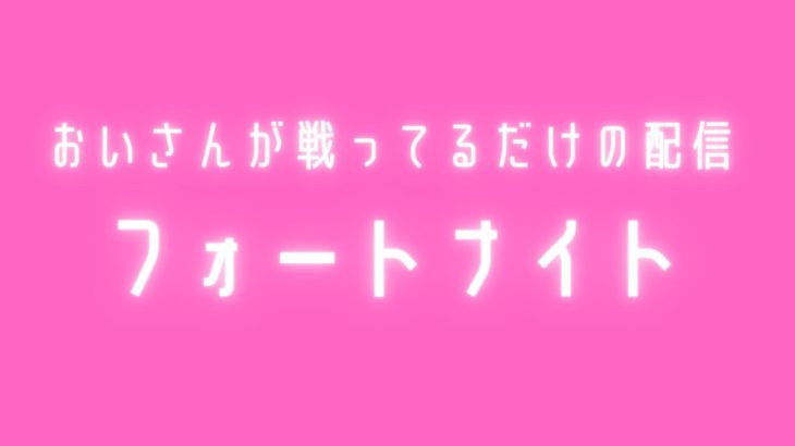 フォートナイト　おいさんが戦ってるだけの配信   11　　１ｖ１で初心者のフリしてみたら、いじめに会うのか検証してみた。