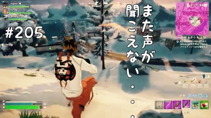 建築できなくてもビクロイ目指す人/音声トラブル #205 Fortnite(2024.12.30)