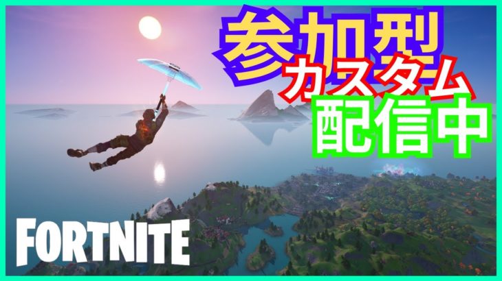 参加型カスタムマッチ フォトナ ライブ 配信 バトルロイヤル リロード   [フォートナイト/FORTNITE]