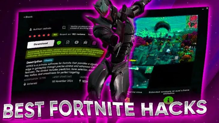 FORTNITE HACK MENU | Free Download 2025 & Undetect | AimBot & ESP & WallHack