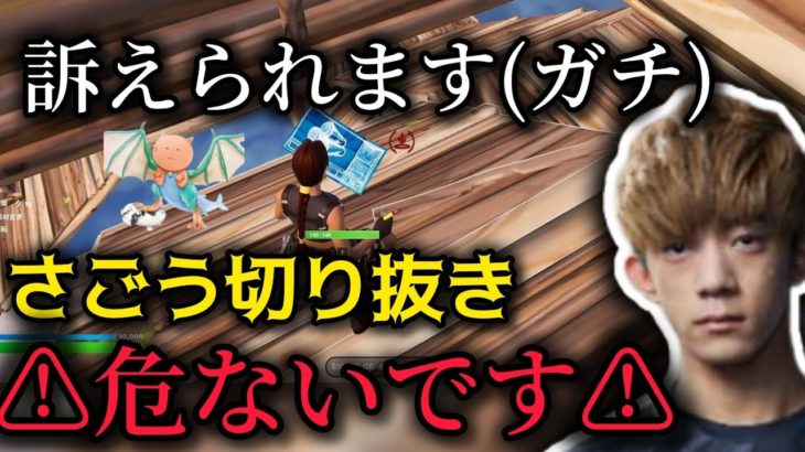 ざごう切り抜き危ないです【フォートナイト/Fortnite】