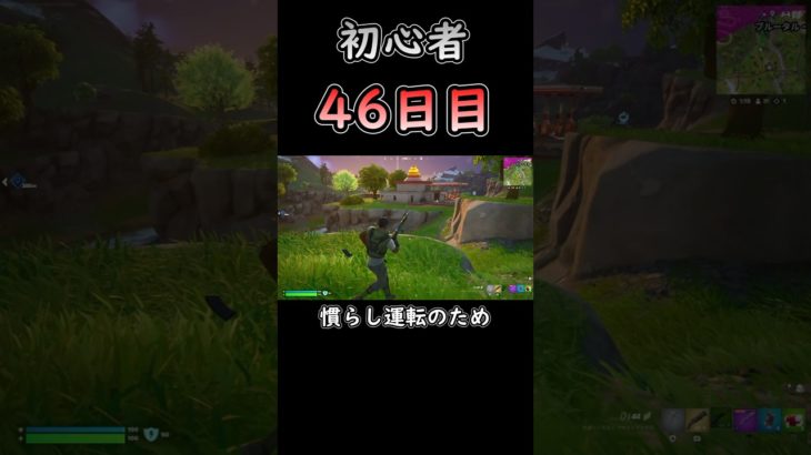 ボタン配置変更後の慣らし運転… #フォートナイト #fortnite #初心者 #46日目