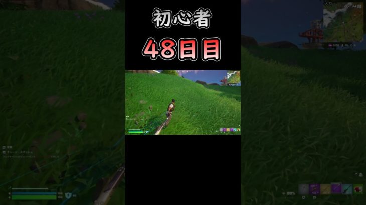 珍しい武器はわくわくすっぞ!! #フォートナイト #fortnite #初心者 #48日目