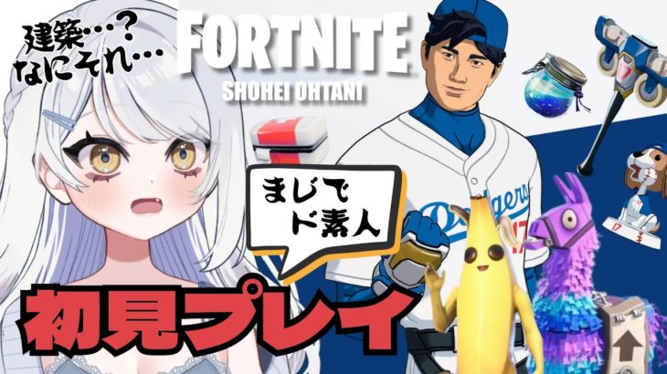 【#fortnite 】完全初見！建築？大谷？わっかんね☆頑張る！！！！【#vtuber  】