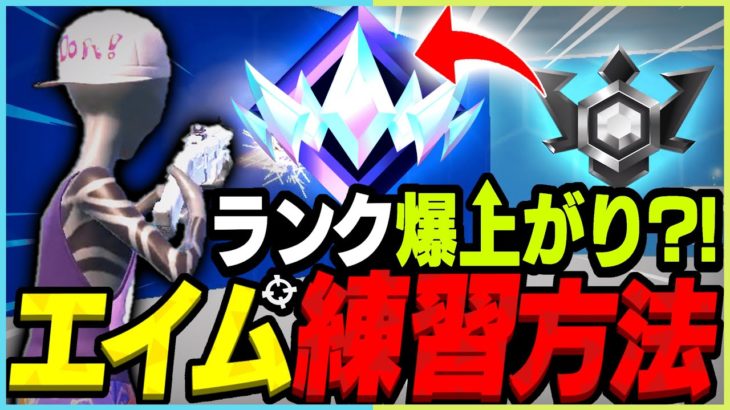 【フォートナイト】ゲーム初心者でもマスターできる神エイムのコツ！　【フォートナイト解説】